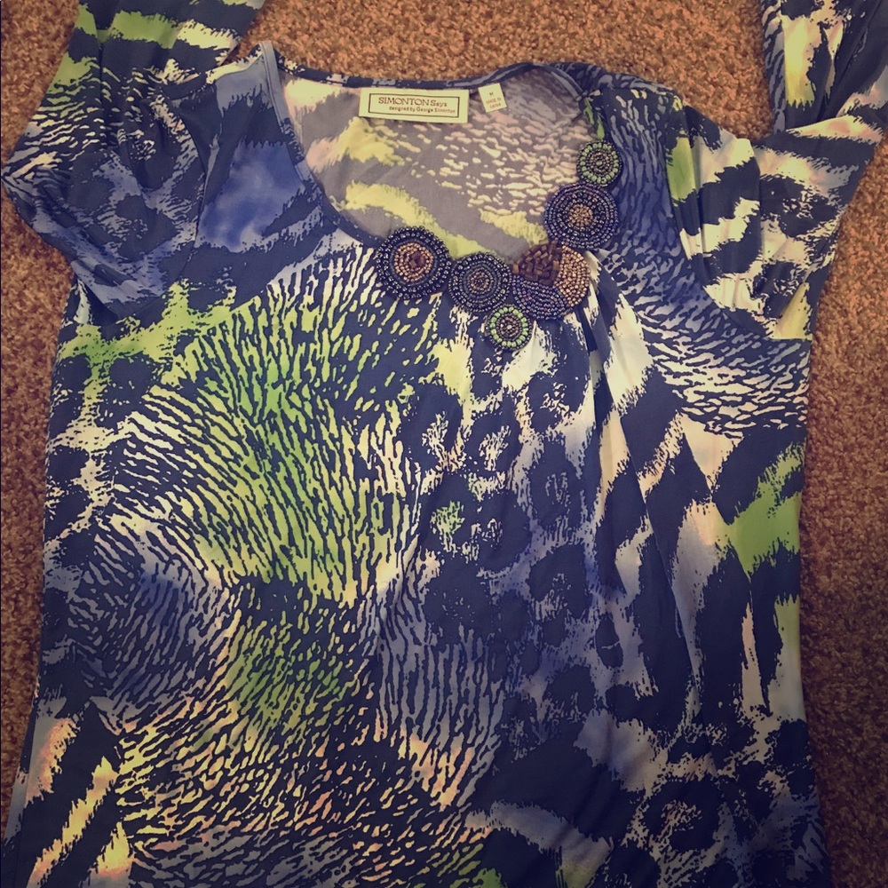 Beaded blouse